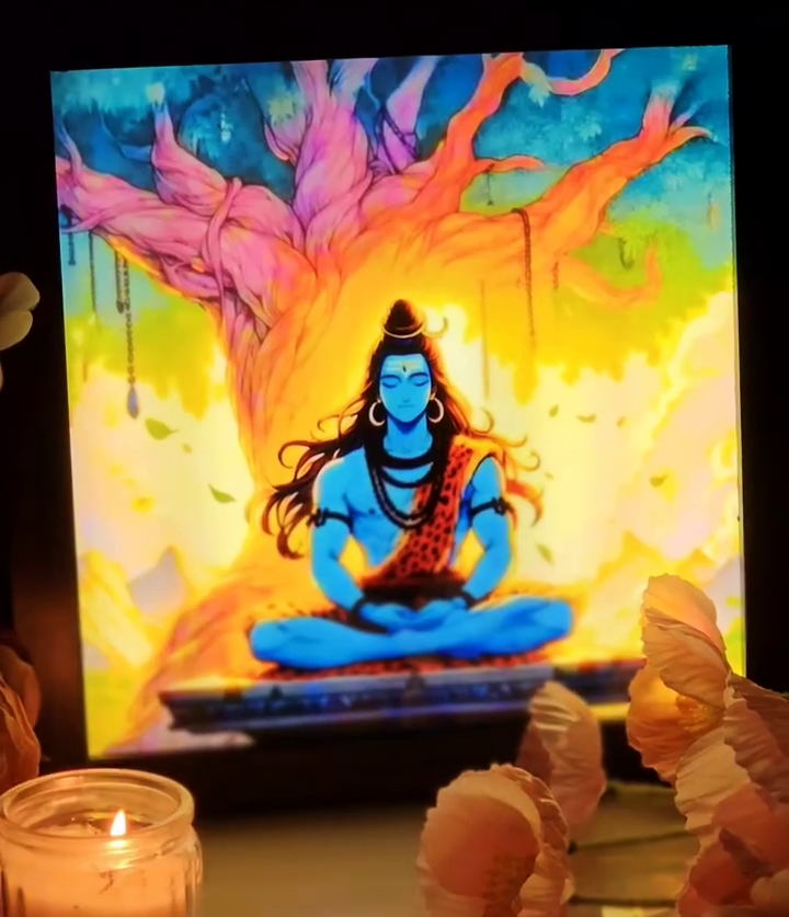 Mahadev LED Frame