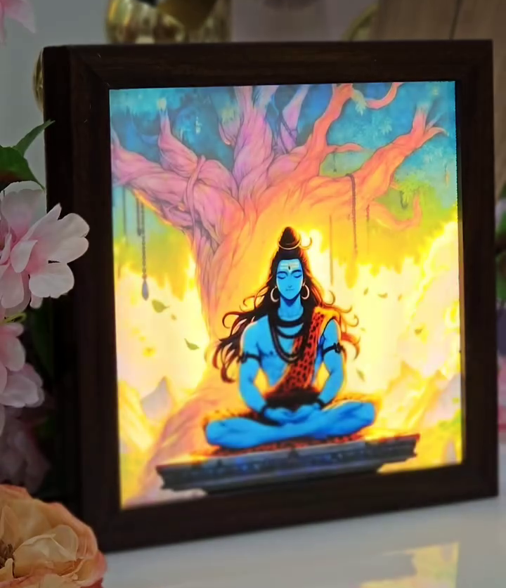 Mahadev LED Frame