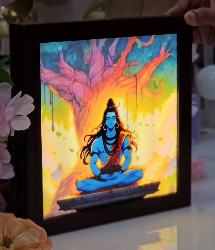 Mahadev LED Frame