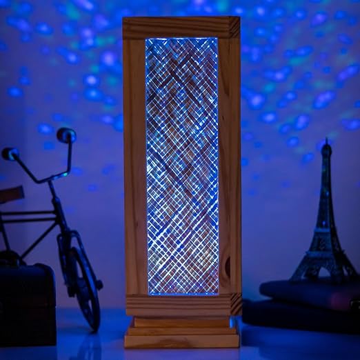 Wood Natural Bamboo Floor Lamp for Bedroom & Living Room