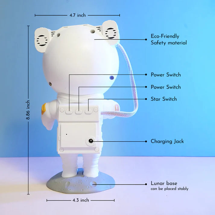 Astronaut Galaxy Projector Lamp