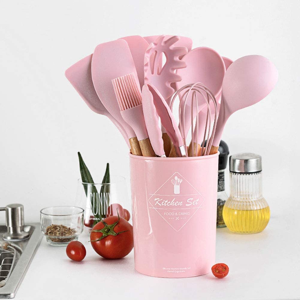 Nonstick Silicone Utensils Set (Premium Quality) TheWhiteParrot™