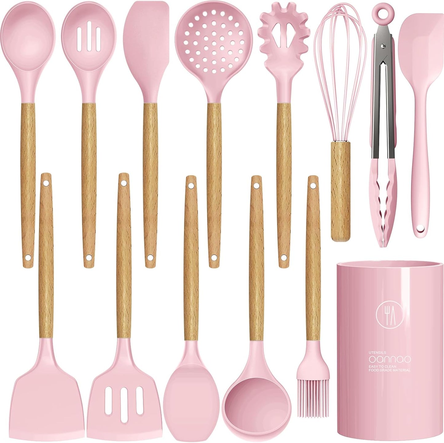Nonstick Silicone Utensils Set (Premium Quality) TheWhiteParrot™