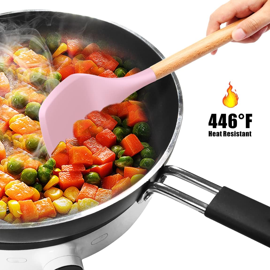 Nonstick Silicone Utensils Set (Premium Quality) TheWhiteParrot™