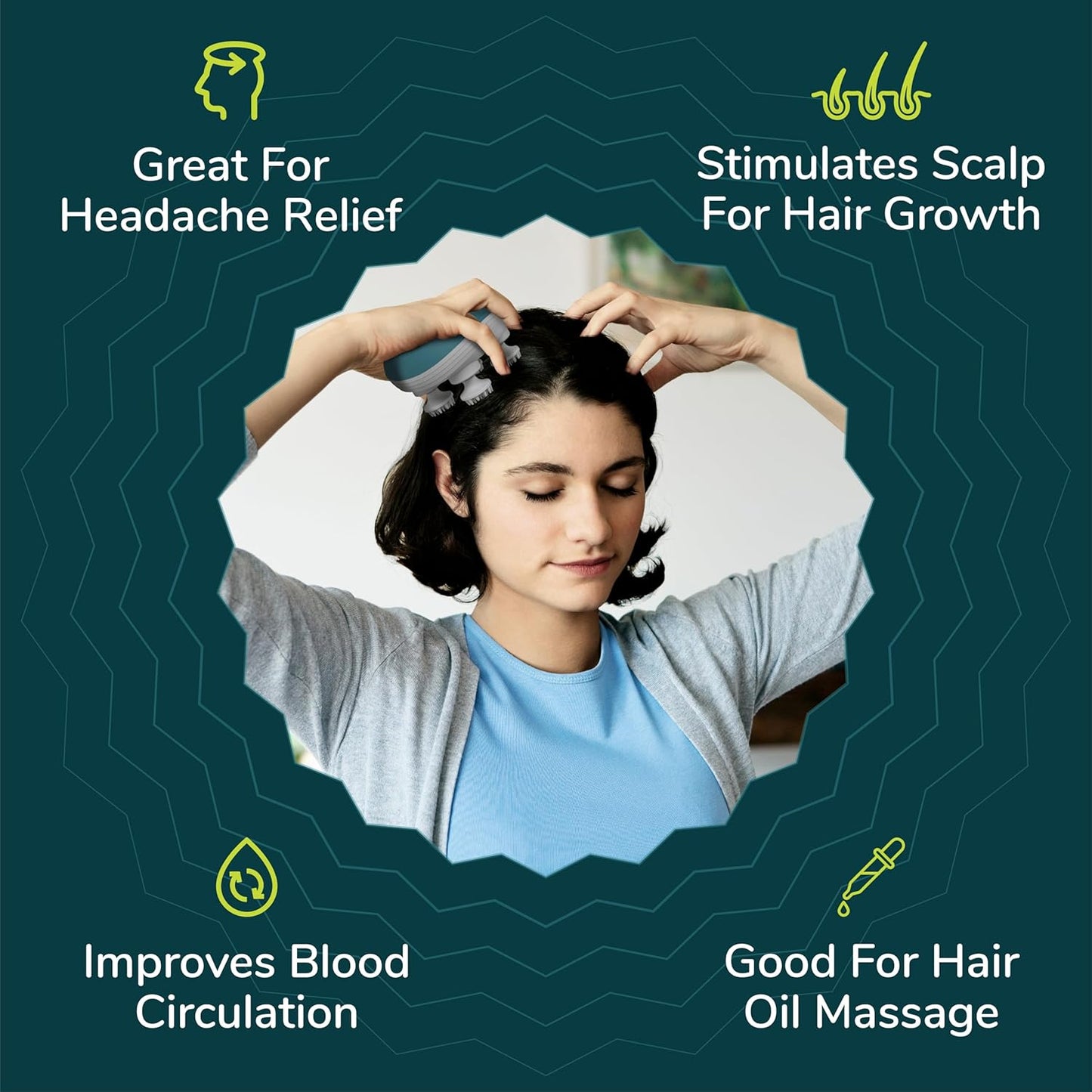 Head Scalp Massager (Premium Quality) TheWhiteParrot™