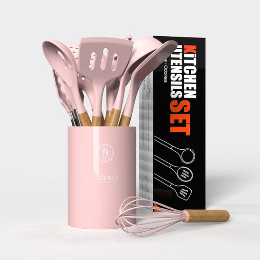 Nonstick Silicone Utensils Set (Premium Quality) TheWhiteParrot™